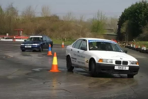 1:1 Exclusive Skid Pan Training for One Experience from drivingexperience.com