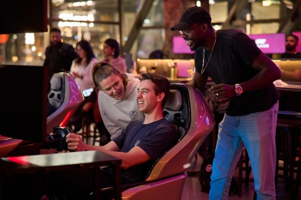 F1® Arcade Grand Prix™ Watch Party with Simulator Racing Experience from drivingexperience.com