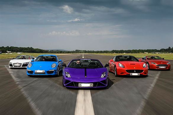 Five Supercar Blast with High Speed Passenger Ride Experience from drivingexperience.com