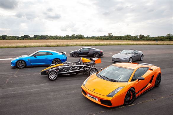 Five Supercar Thrill with High Speed Passenger Ride Experience from drivingexperience.com