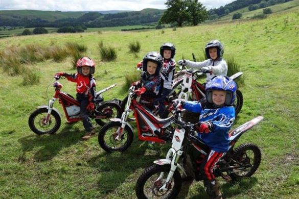 Junior Motorcycle Trials Course Driving Experience 1