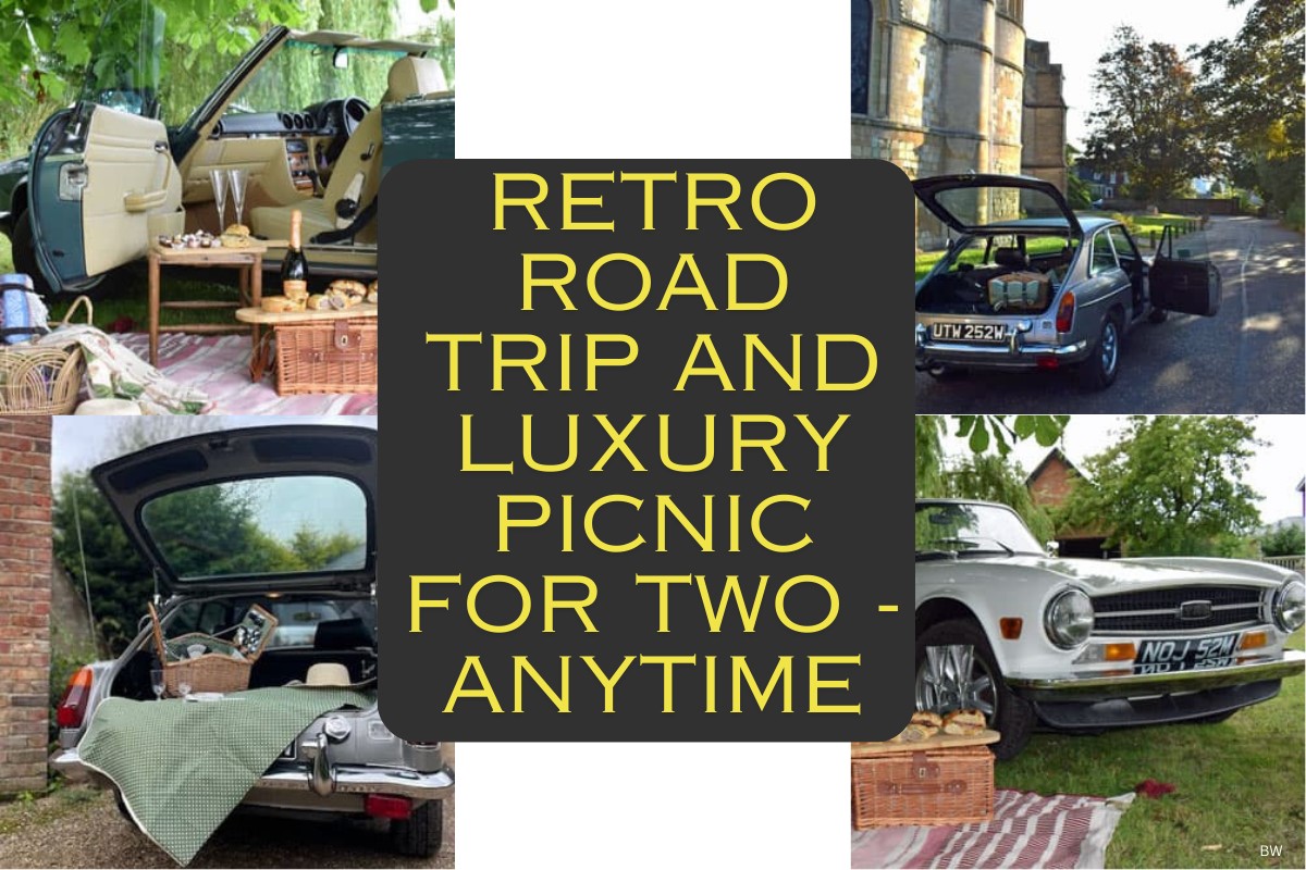 Retro Road Trip And Luxury Picnic for Two - Anytime Experience from drivingexperience.com