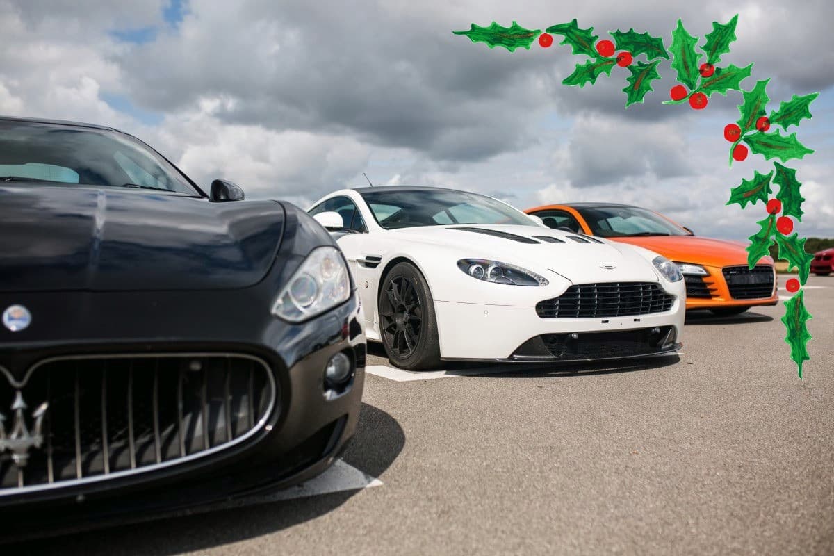 Santa's Supercar Sleigh Ride Experience from drivingexperience.com