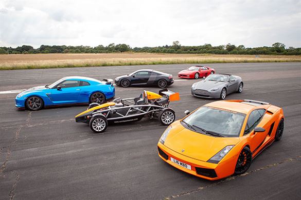Six Supercar Thrill with High Speed Passenger Ride Experience from drivingexperience.com