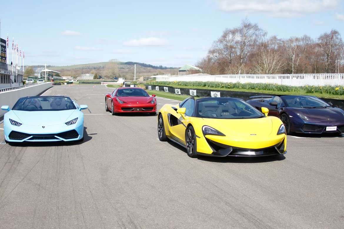 Four Supercar Experience at Goodwood Driving Experience 1