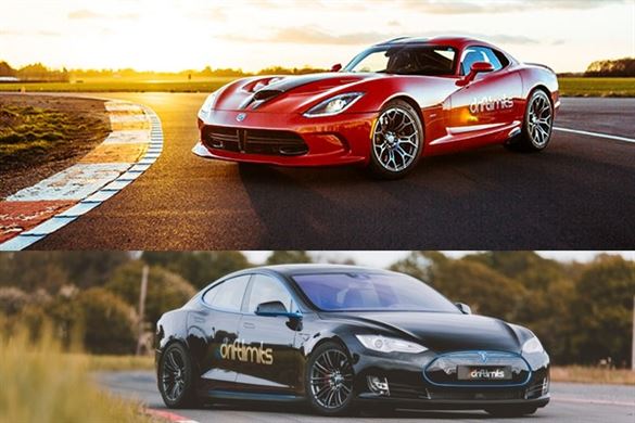 Tesla P90d vs Dodge Viper SRT VX Experience - 20 Laps Experience from drivingexperience.com