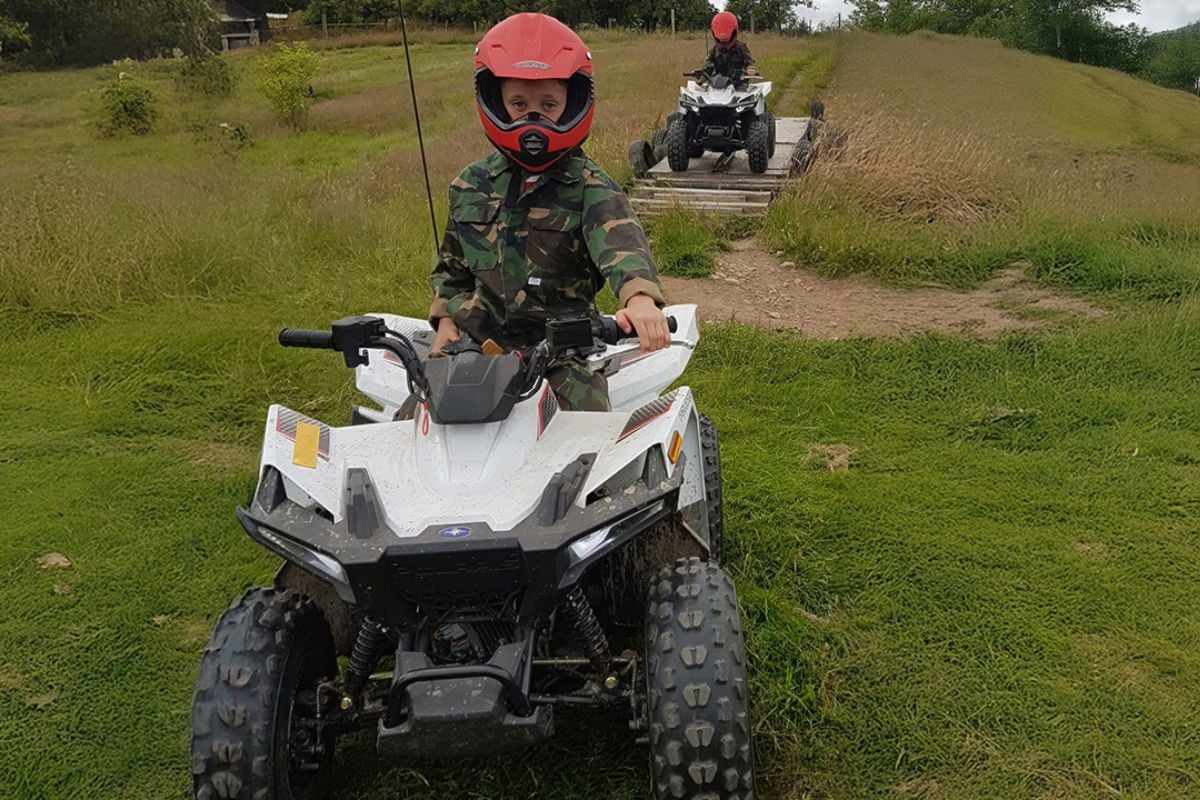 Junior Quad Biking Session for Three (Ages 10+) Experience from drivingexperience.com