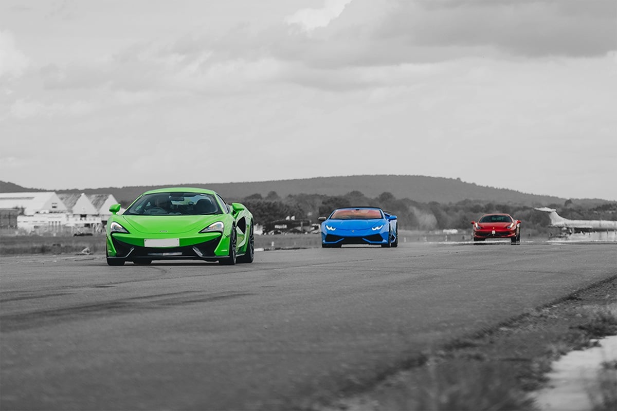 Three Supercar Experience Blast + High Speed Passenger Ride - Dunsfold Experience from drivingexperience.com