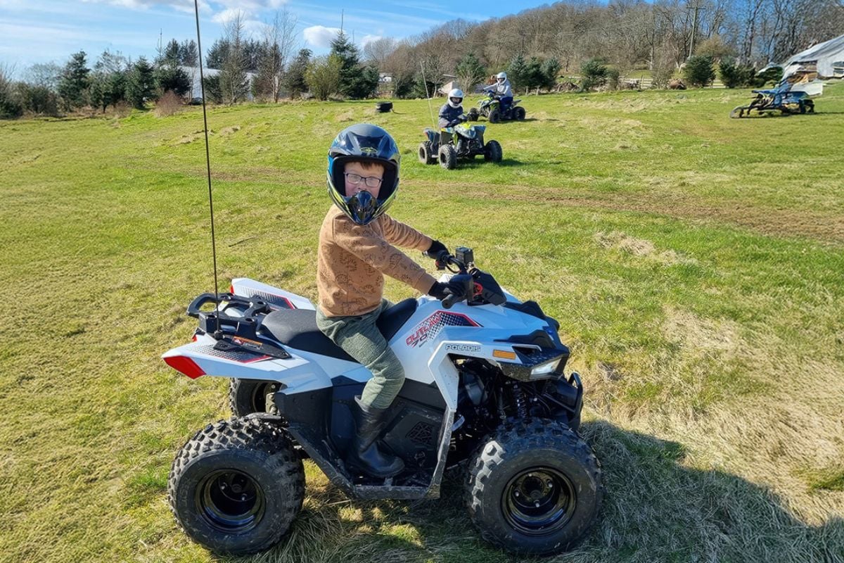 Junior Quad Biking Session for Two (Ages 10+) Experience from drivingexperience.com