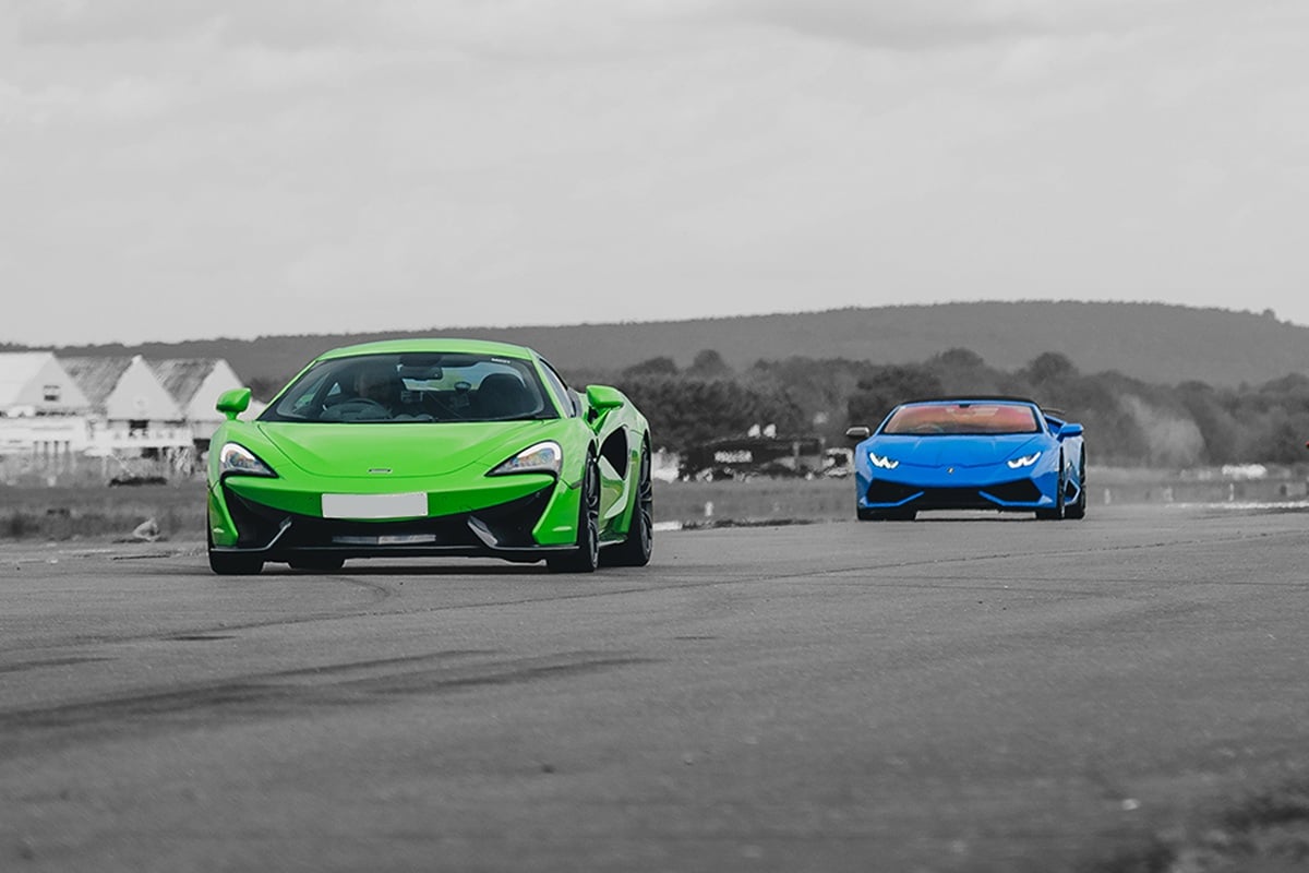 Two Supercar Experience Blast + High Speed Passenger Ride - Dunsfold Experience from drivingexperience.com