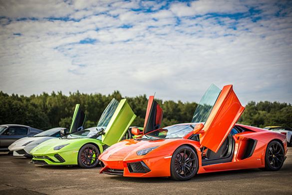 Triple Lamborghini Thrill with High Speed Passenger Ride Driving Experience 1