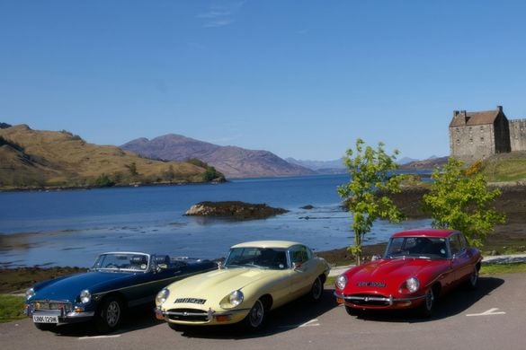 Weekend Classic Car Rental in Scotland (Choice B) Driving Experience 1